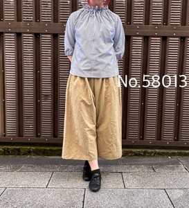 【2025　SS新作】日本製 ローンストライプネックリボン通しブラウス  No58013