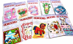 レトロアニマルのダイカットデカール【 SWIMMER MINI DIE-CUT STICKER】ミニ　ステッカー