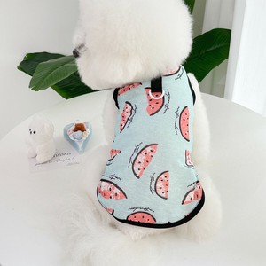 チョッキ 犬服 猫服  花柄  通気性  快適  ペット用品  DYLA160