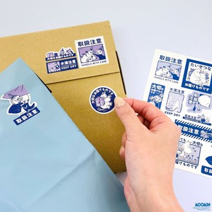 【新商品】おくる　アテンションシール　ムーミン