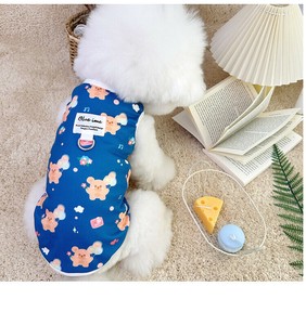 ペット服  花柄  犬服 猫服   快適 ペット用品   DYLA166