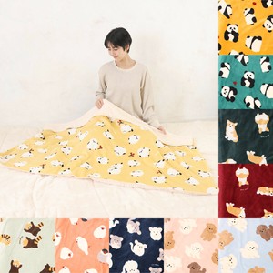 【予約商品/2025新作】スワンネルマルチブランケット　パンダ　文鳥　チンチラ　ハムスター　イヌ