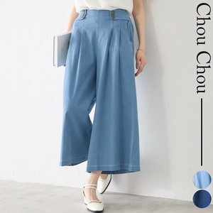 タック入りデニムパンツ　2025人気 新作  chouchou東京