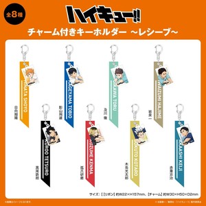 「受注締切6/3」ハイキュー!! チャーム付きキーホルダー 〜レシーブ〜