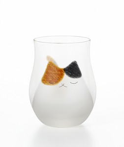 アデリア　9591　わたしの家族　子猫グラス　ミケ　220ml