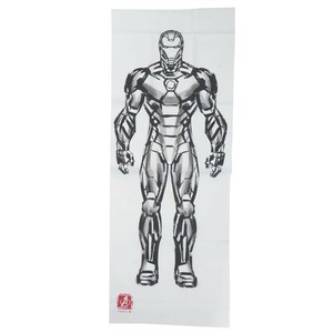 【薄手タオル】アイアンマン 手ぬぐい アイアンマン スタンド