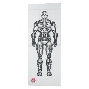 【薄手タオル】アイアンマン 手ぬぐい キャプテン アメリカ スタンド