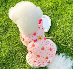 ワンピース   花柄 ペット服  犬服 猫服 ペット用品  DYLA175