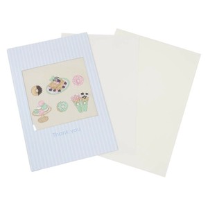 【グリーティングカード】annas 刺繍カード TYマカロン