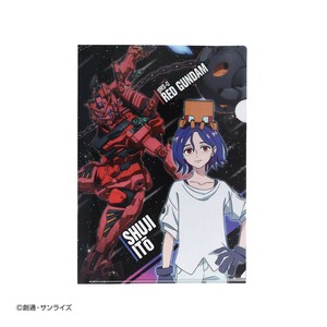 【A4クリアファイル】機動戦士Gundam GQuuuuuuX クリアファイル シュウジ イトウ＆赤いガンダム