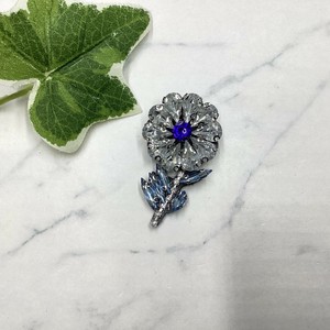 Brooch Flower Rhinestone Flowers Clear Brooch