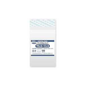 シモジマ HEIKO(ヘイコー) 006753505 クリスタルパック T 9.5-13.5 100枚