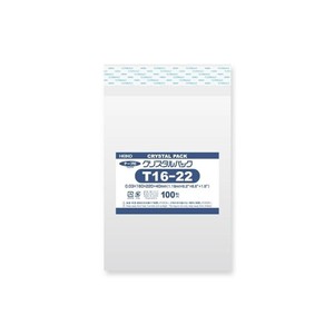 シモジマ HEIKO(ヘイコー) 006758600 クリスタルパック T 16-22 100枚