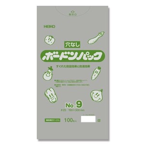 シモジマ HEIKO(ヘイコー) 006763379 ボードンパック25 No.9 穴無 プラあり 100枚