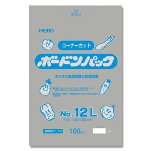 シモジマ HEIKO(ヘイコー) 006763432 ボードンパック 20 12L 角カット プラあり 100枚