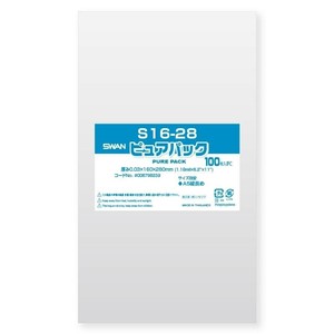 シモジマ SWAN(スワン) 006798239 ピュアパック S 16-28 100枚