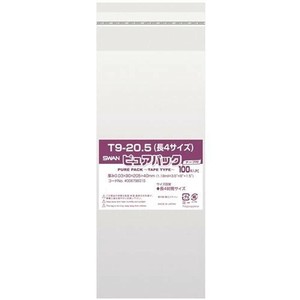 シモジマ SWAN(スワン) 006798310 ピュアパック T 9-20.5(長4サイズ) 100枚