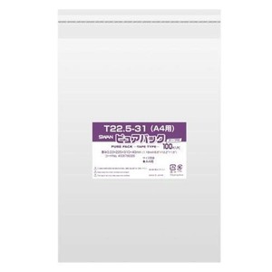 シモジマ SWAN(スワン) 006798326 ピュアパック T 22.5-31(A4用) 100枚