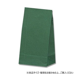 シモジマ HEIKO(ヘイコー) 004053402 角底袋 No.4 未晒無地 グリーン 100枚