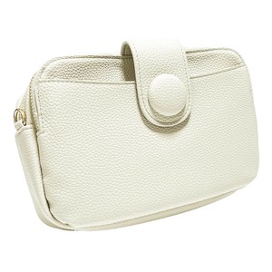 DAICO Pisoraro(ピソラロ) くるみボタン ウォレットショルダー アイボリー PR231