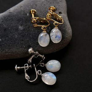 Clip-On Earrings Earrings Natural Stone Stainless Steel
