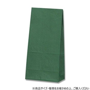 シモジマ HEIKO(ヘイコー) 004053802 角底袋 No.8 未晒無地 グリーン 100枚