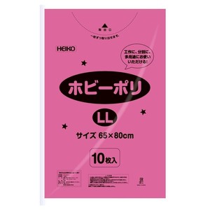 シモジマ HEIKO(ヘイコー) 006799619 ホビーポリ LL 桃 10枚