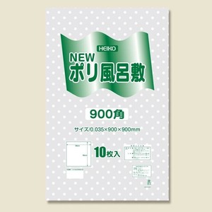 シモジマ HEIKO(ヘイコー) 006685106 Nポリ風呂敷 900角 透明 水玉 10枚