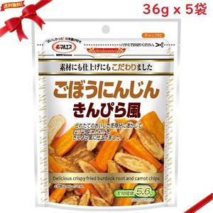 マルエス ごぼうにんじん きんぴら風 スナック 36g x 5袋