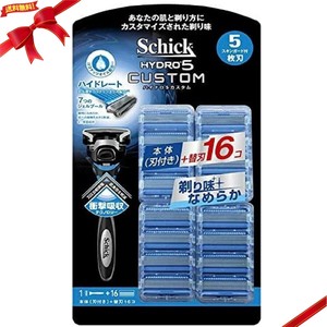 Schick(シック) 5枚刃 ハイドロ5 カスタム 本体+替刃16P