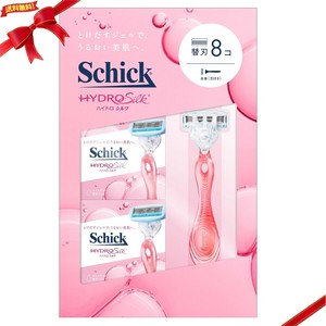 Schick(シック) ハイドロシルク クラブパック 本体刃付 + 替刃8個