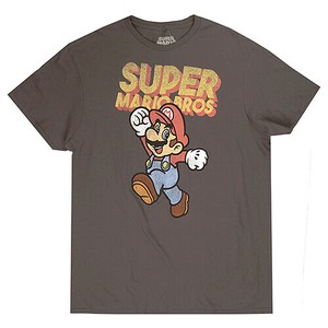 Tシャツ SUPER MARIO STI-TS-NNTD4464 チャコール