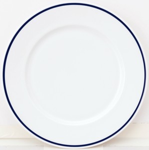 Mino ware Main Plate Indigo 27cm Made in Japan