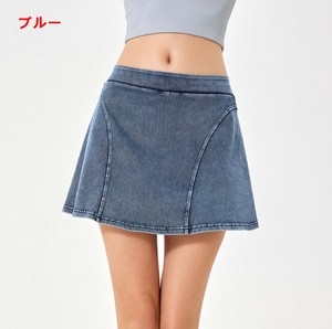 スカート デニム 無地 快適 レディース ファッション    MBQ416