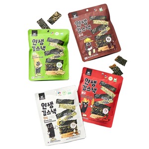 韓国のりスナック 4種 チョコ 玄米 スパイシーチキン ピーナッツ味 韓国お菓子 おつまみ