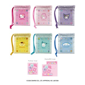 サンリオキャラクターズ ショッパー風ミニ巾着（1BOX6入）