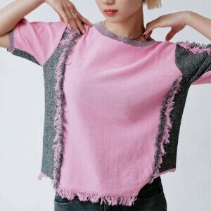 Sweater/Knitwear Ladies fashion Short Sleeve [S/S NEW]