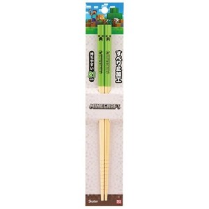 スケーター 【予約販売】竹箸（21cm）Minecraft／マイクラ Creeper