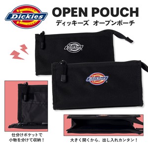 Dickiesポリロゴオープンポーチ / ポリエステル ディッキーズ ポーチ ペンケース 男女兼用 2025新作