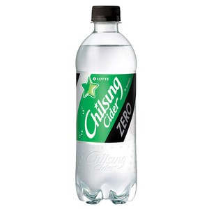 【新発売】ロッテ チルソンサイダー ZERO 500ml (PET)　韓国飲料 炭酸飲料水