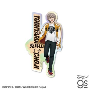 WIND BREAKER ホログラムダイカットステッカー 兎耳山丁子 人気 漫画 スマホ キャラクター グッズ WBK016