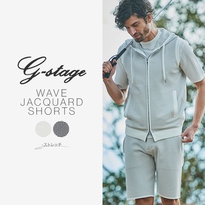 G-STAGE ジーステージ ショートパンツ ボーダー ジャガード ショーツ ゴルフ スポーツ 150514 春夏新作