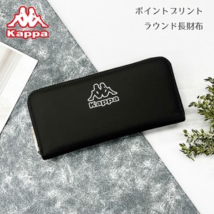 【新商品】Kappa ポイントプリント ファスナー長財布