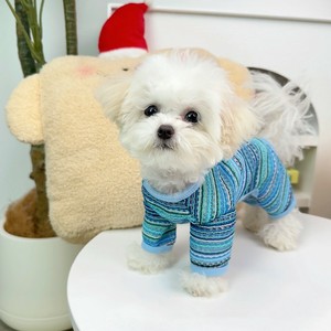 服 犬猫用 春夏 薄手 通気性  ストライプ ペット用品  BQ7610
