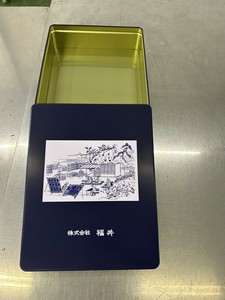 海苔保存缶 全型用　5帖（全形50枚入）福井オリジナル  Nori Storage Can 50 Full-size Sheets