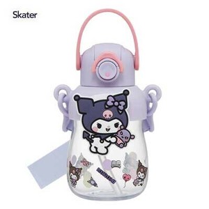 Water Bottle with Mascot Skater KUROMI 650ml
