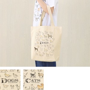 トートバッグL 犬猫図鑑【受注生産】【2025新作】