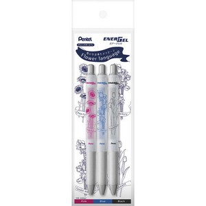 Pentel Gel Pen Ballpoint Pen EnerGel 3-pcs set