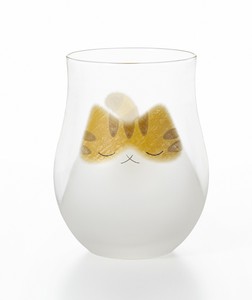 アデリア　9596　わたしの家族　猫グラス　トラ　340ml