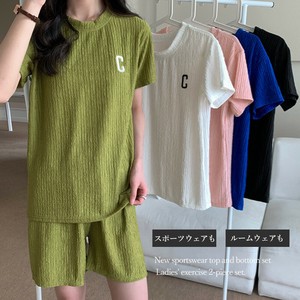 国内即納 Tシャツ＆イージーパンツ 夏服上下セット